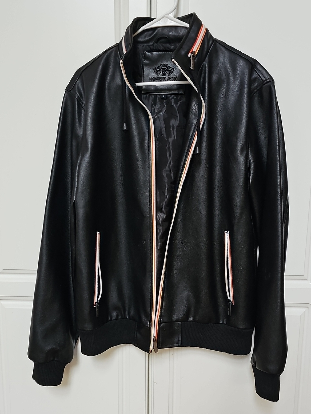 Emporio & Co Leather Jacket Men